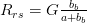 $R_{rs} = G \frac{b_b}{a + b_b}$